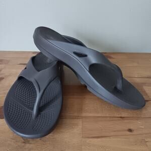 HUHV Recovery Comfort Sandals‎ - Orthopedic Arch Support Flip Flops Brown Sz 13